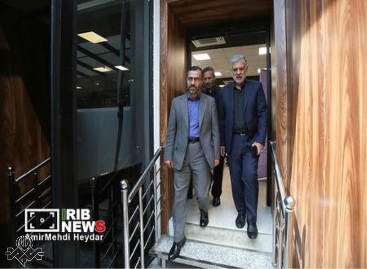 بازدید نمایندگان مجلس از خبرگزاری صداوسیما به مناسبت روز خبرنگار