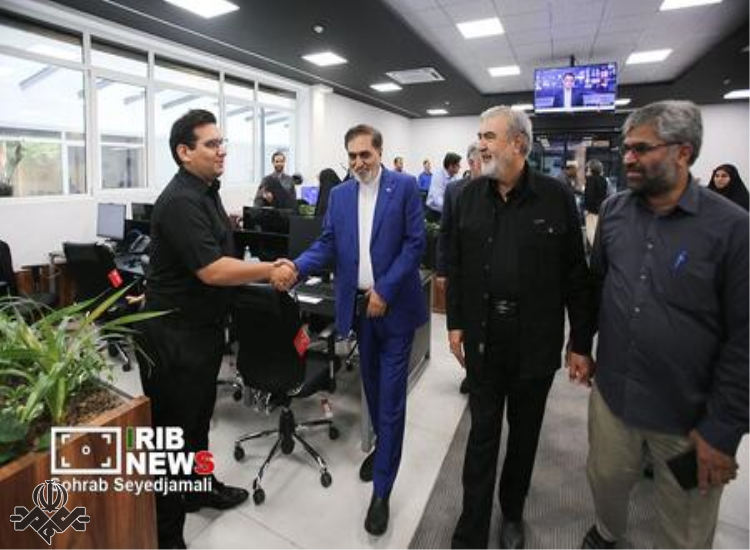 بازدید نمایندگان مجلس از خبرگزاری صداوسیما به مناسبت روز خبرنگار